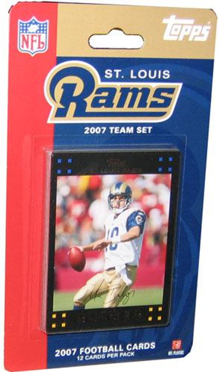 NFL 2007 Topps Football Cards St. Louis Rams Team Set