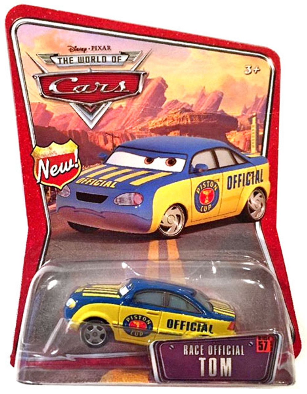 Disney Cars The World of Cars Race Official Tom Diecast Car