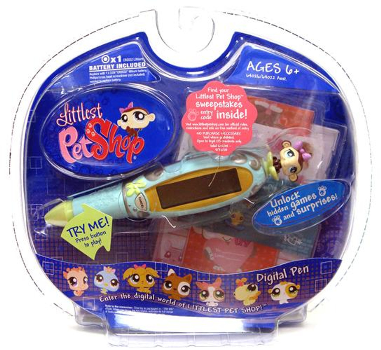 Littlest Pet Shop Digital Pets Monkey Digital Pen Hasbro Toys ToyWiz