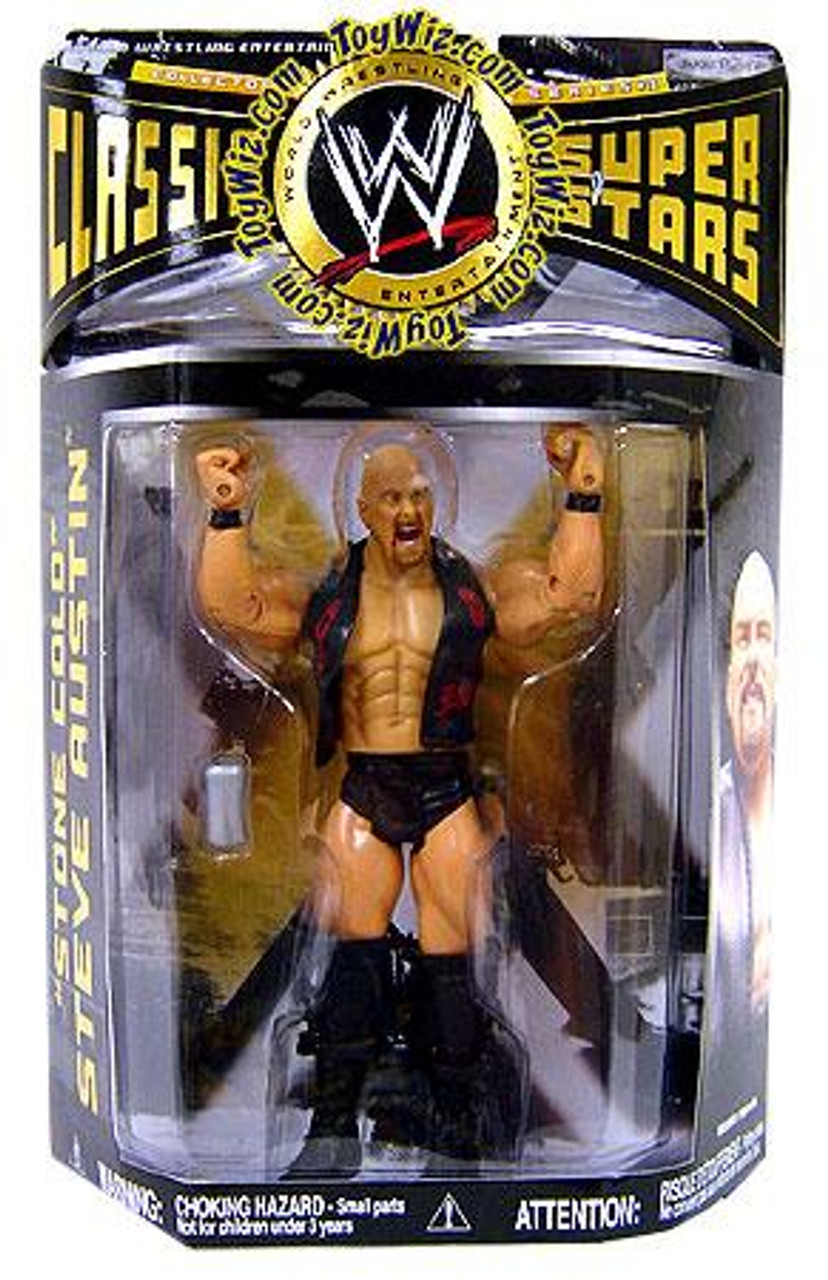 WWE Wrestling Classic Superstars Series 18 Stone Cold Steve Austin Action Figure Jakks Pacific