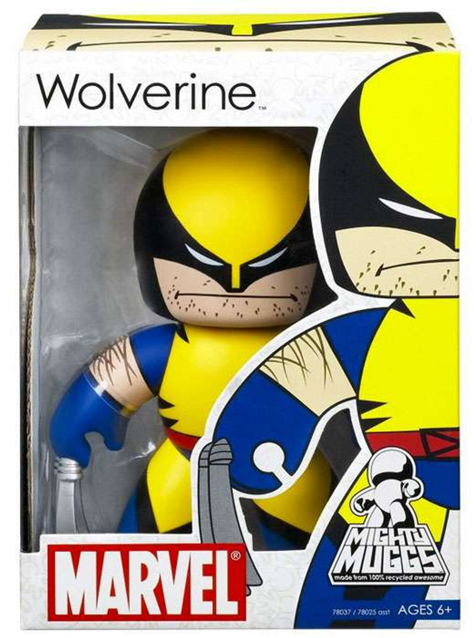 Marvel Mighty Muggs Series 1 Wolverine Vinyl Figure