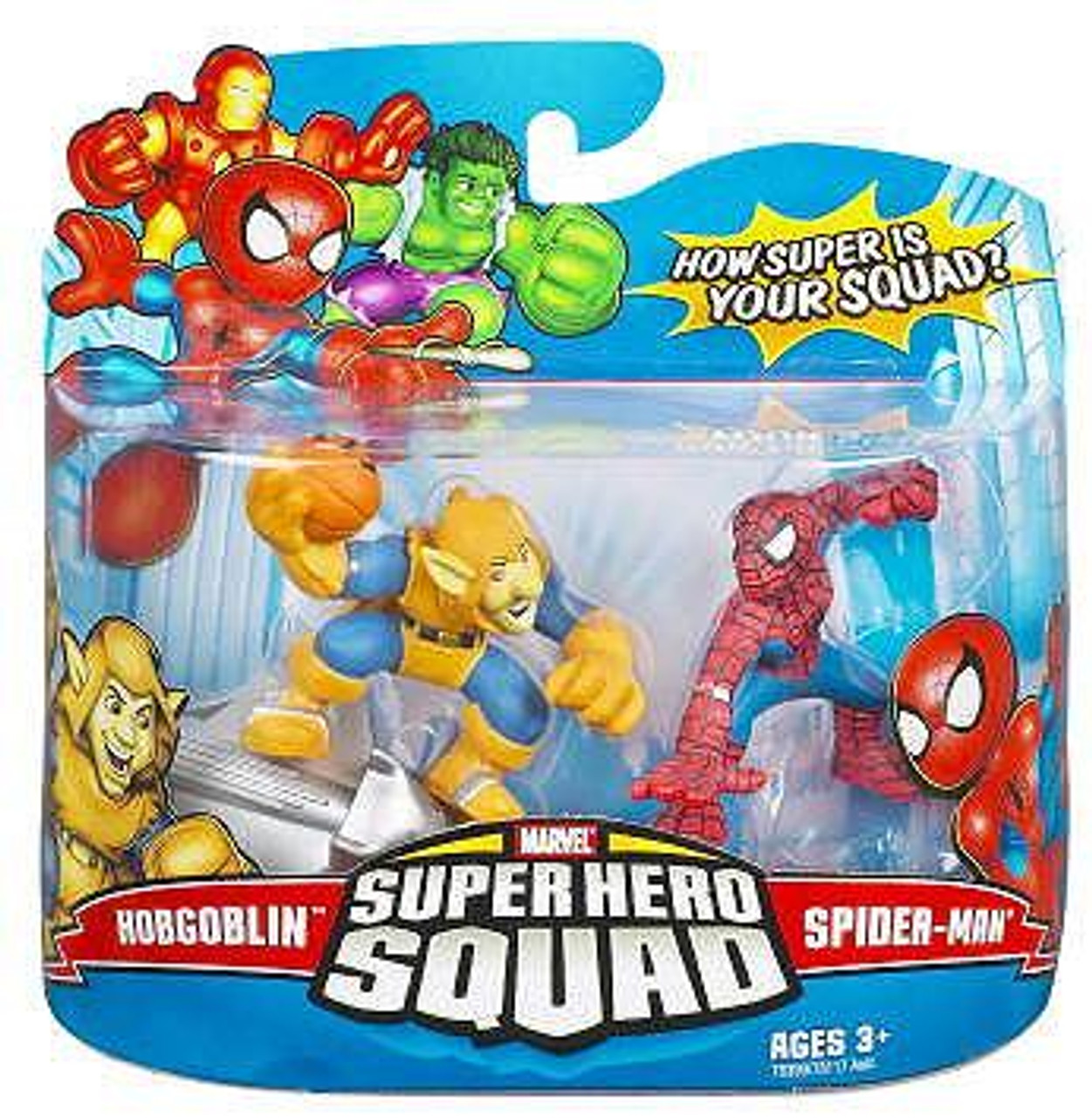 Marvel Super Hero Squad Series 8 Hobgoblin & Spider-Man Action Figure 2-Pack