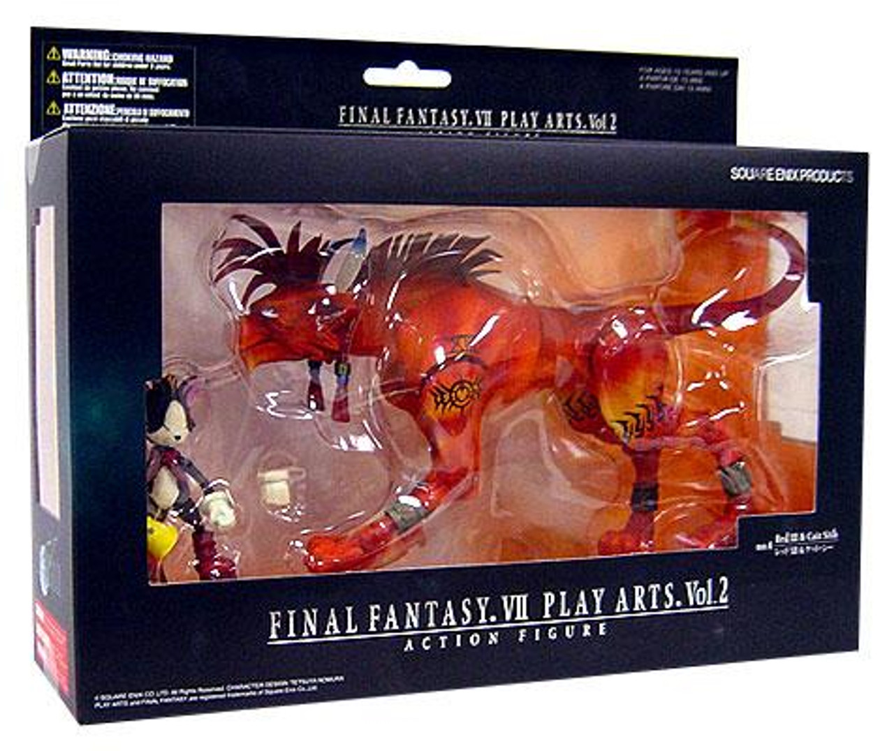 Final Fantasy VII Advent Children Play Arts Kai Vol. 2 Red XIII & Cait Sith Action Figure Set