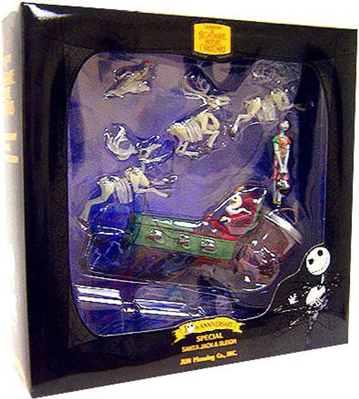 NECA The Nightmare Before Christmas 10th Anniversary Santa Jack & Sleigh Action Figure