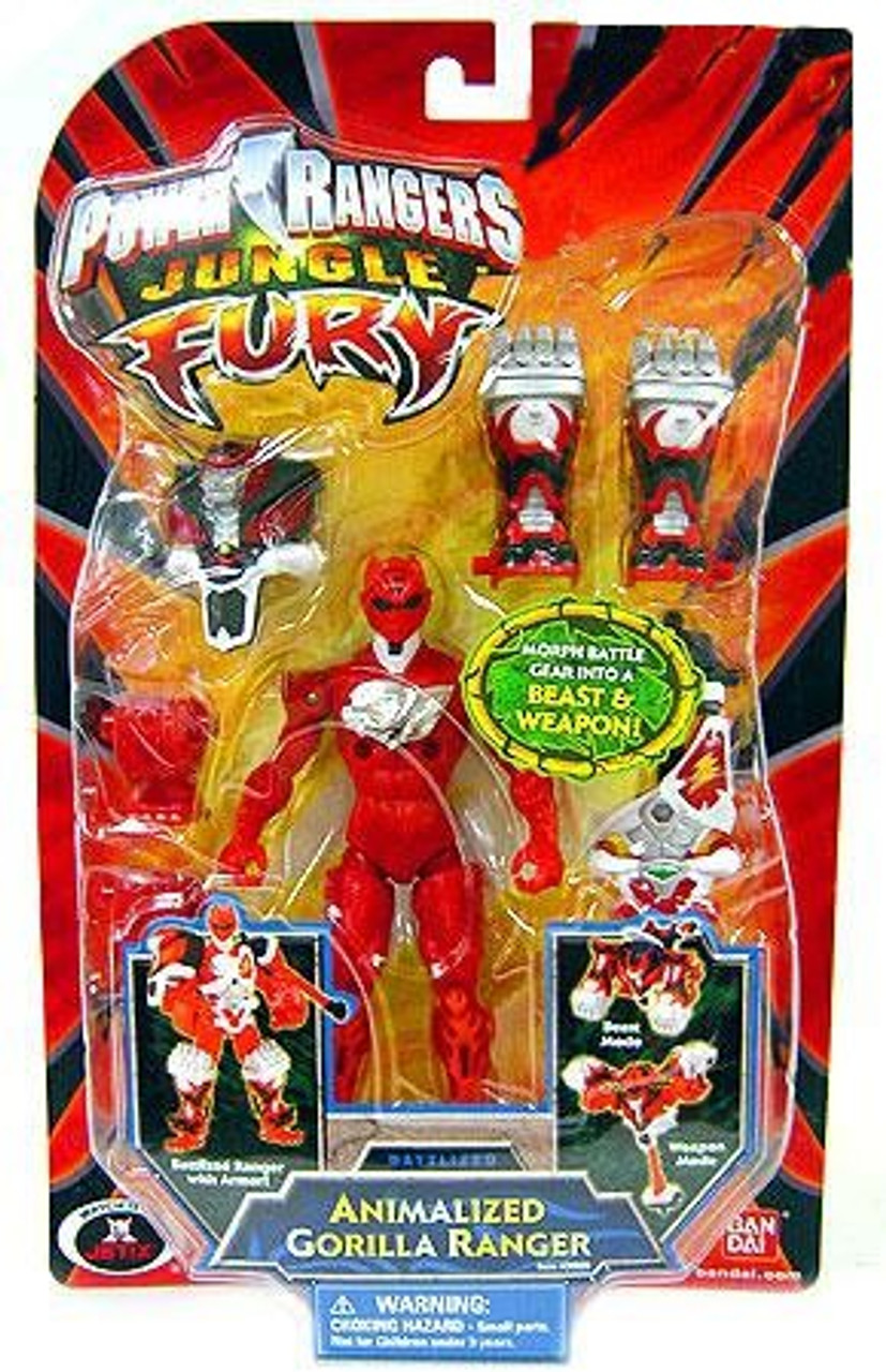 Power Rangers Jungle Fury Battlized Animalized Gorilla Ranger Action Figure