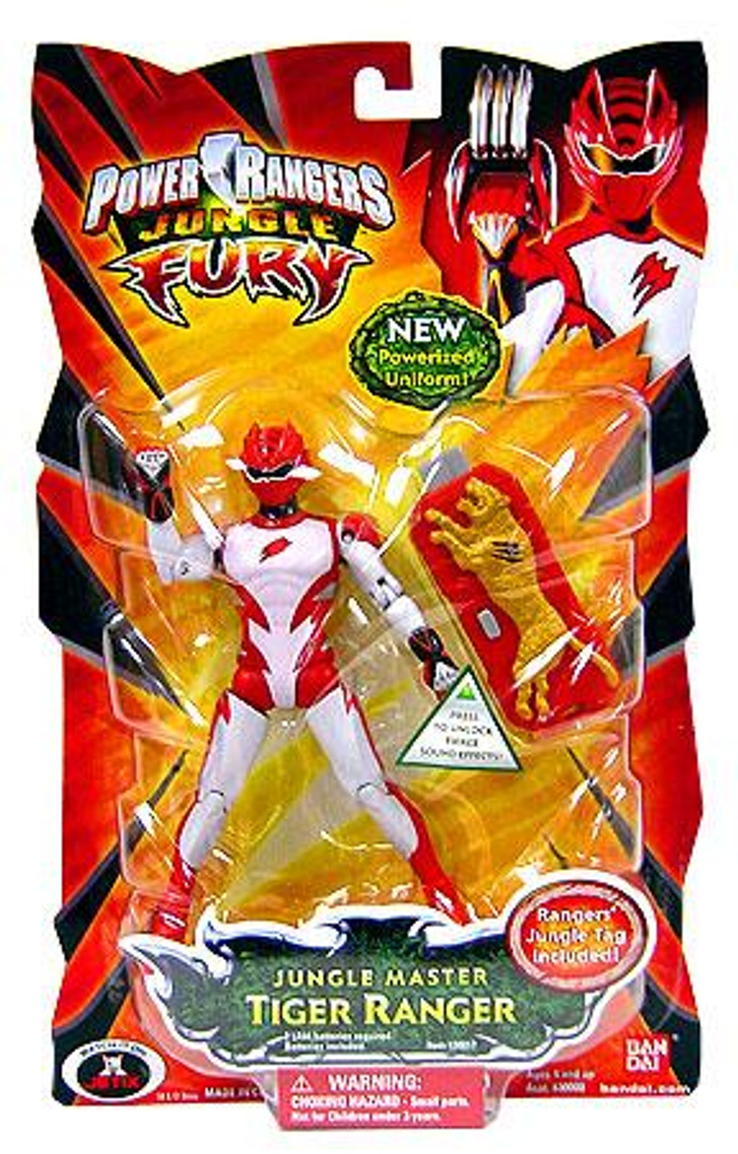 Power Rangers Jungle Fury Jungle Master Tiger Ranger Action Figure