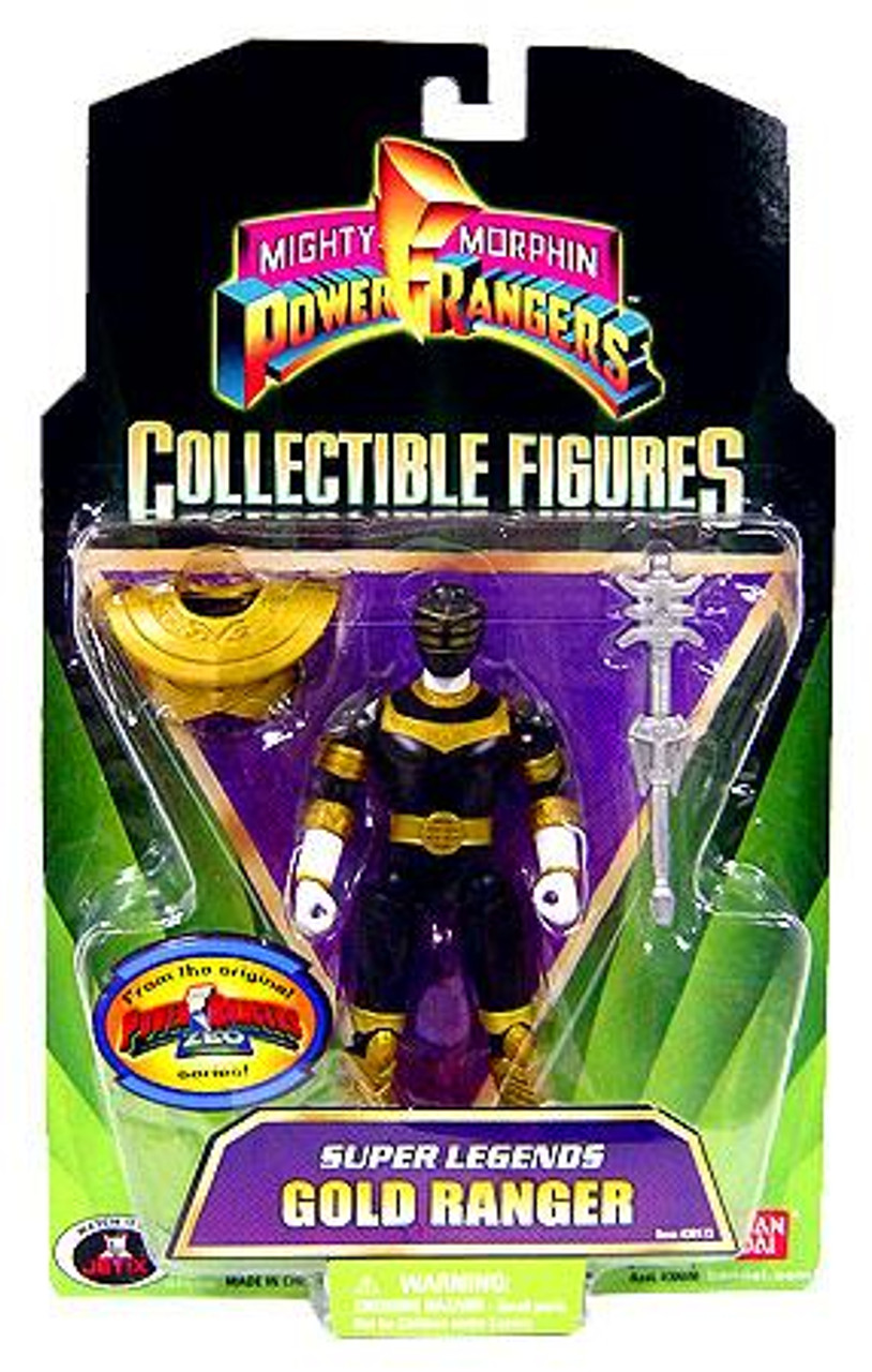 Power Rangers Mighty Morphin Collectible Figures Super Legends Gold Ranger Action Figure