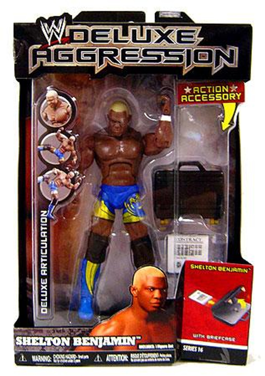 WWE Wrestling Deluxe Aggression Series 16 Shelton Benjamin Action Figure