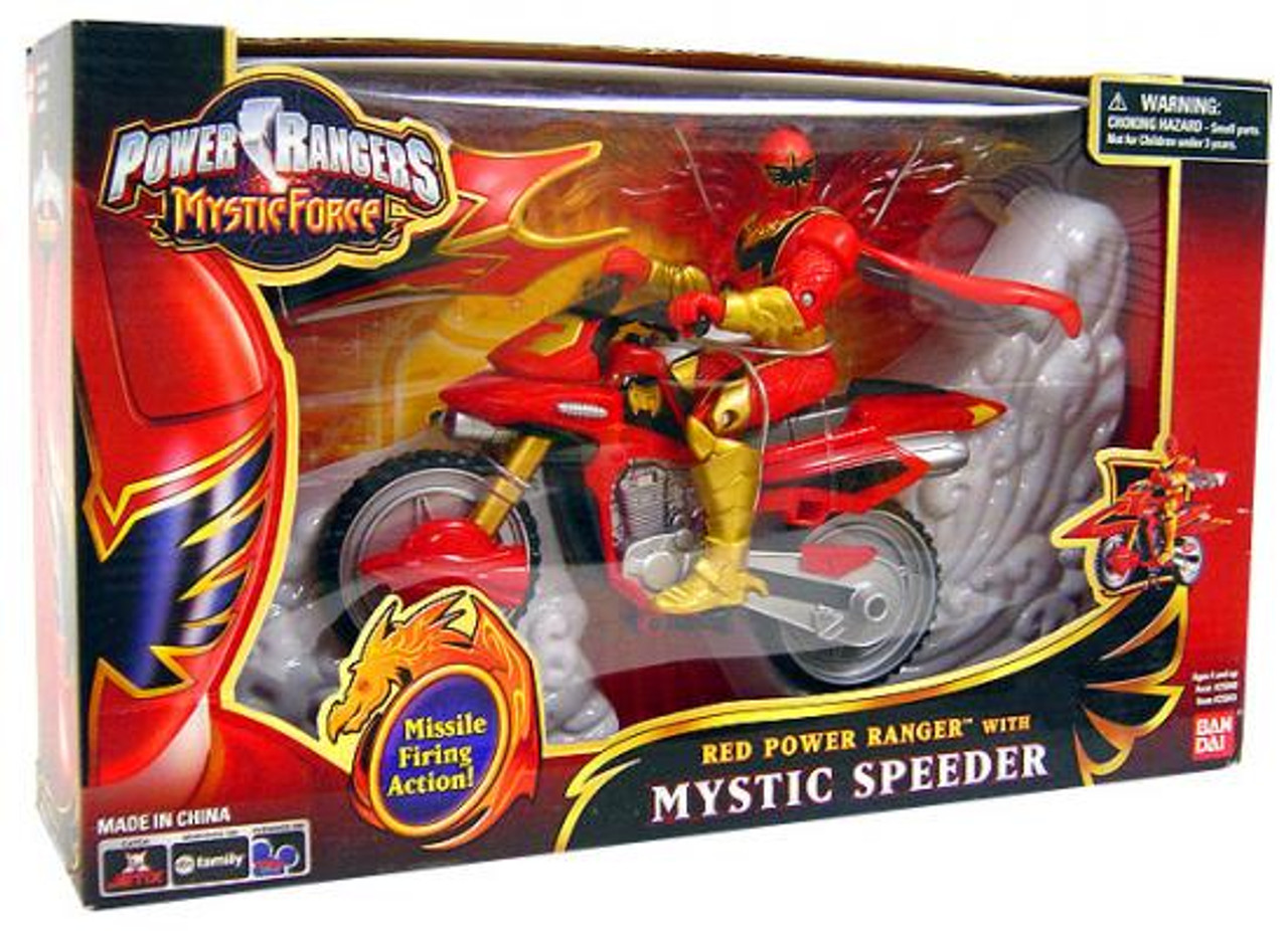 Power Rangers Mystic Force Red Power Ranger with Mystic Speeder Action Figure