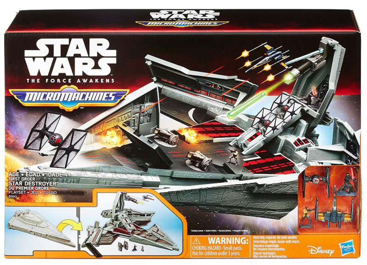 Star Wars The Force Awakens Micro Machines First Order Star Destroyer ...