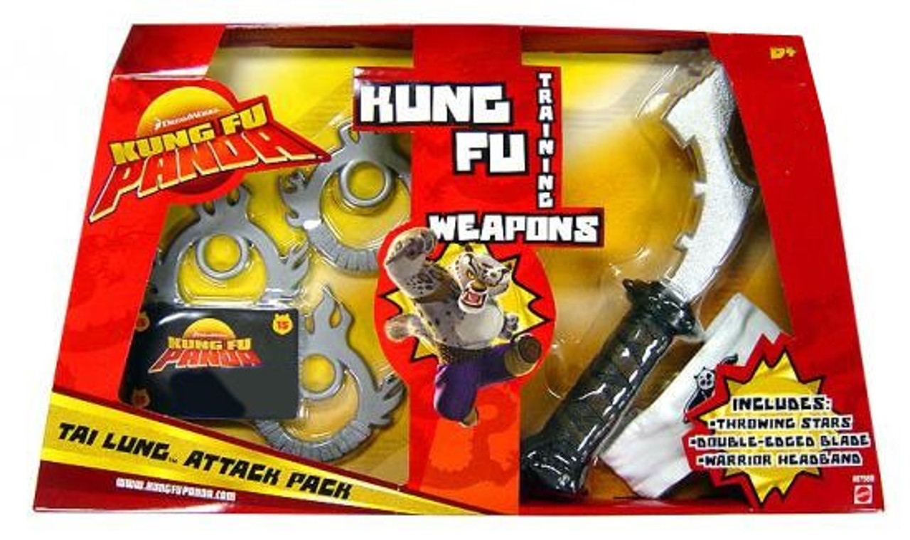 Kung Fu Panda Training Weapons Tai Lung Attack Pack Exclusive Roleplay Toy