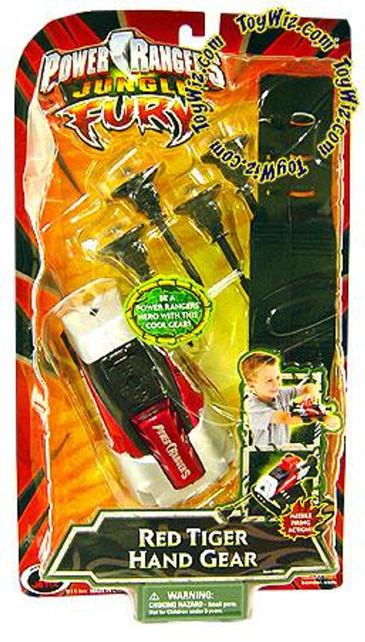 Power Rangers Jungle Fury Red Tiger Hand Gear Roleplay Toy