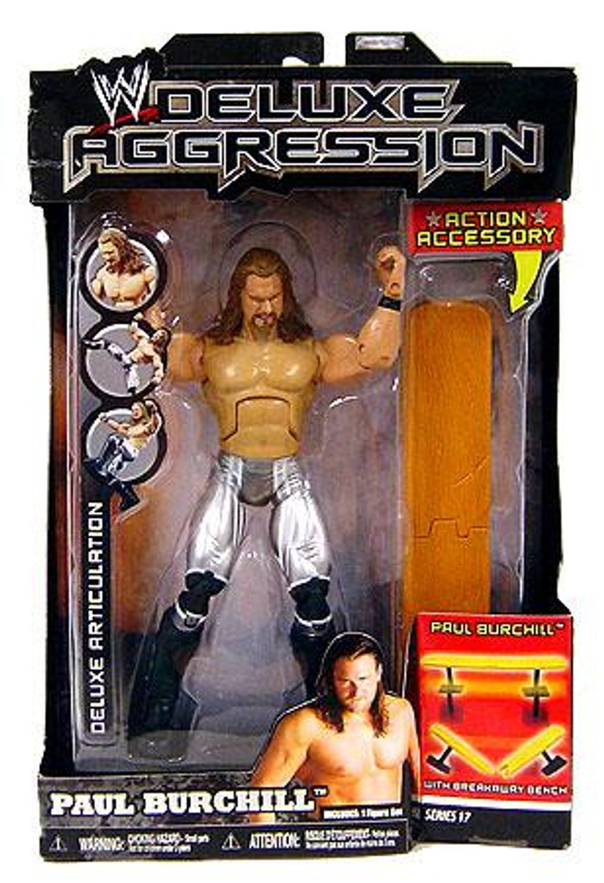 WWE Wrestling Deluxe Aggression Series 17 Paul Burchill Action Figure