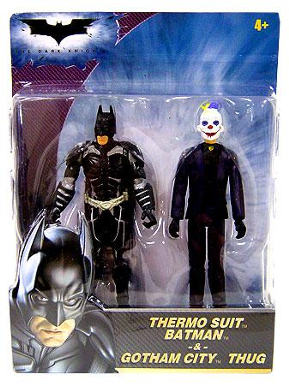 The Dark Knight Thermo Suit Batman & Gotham City Thug Mini Figure 2-Pack