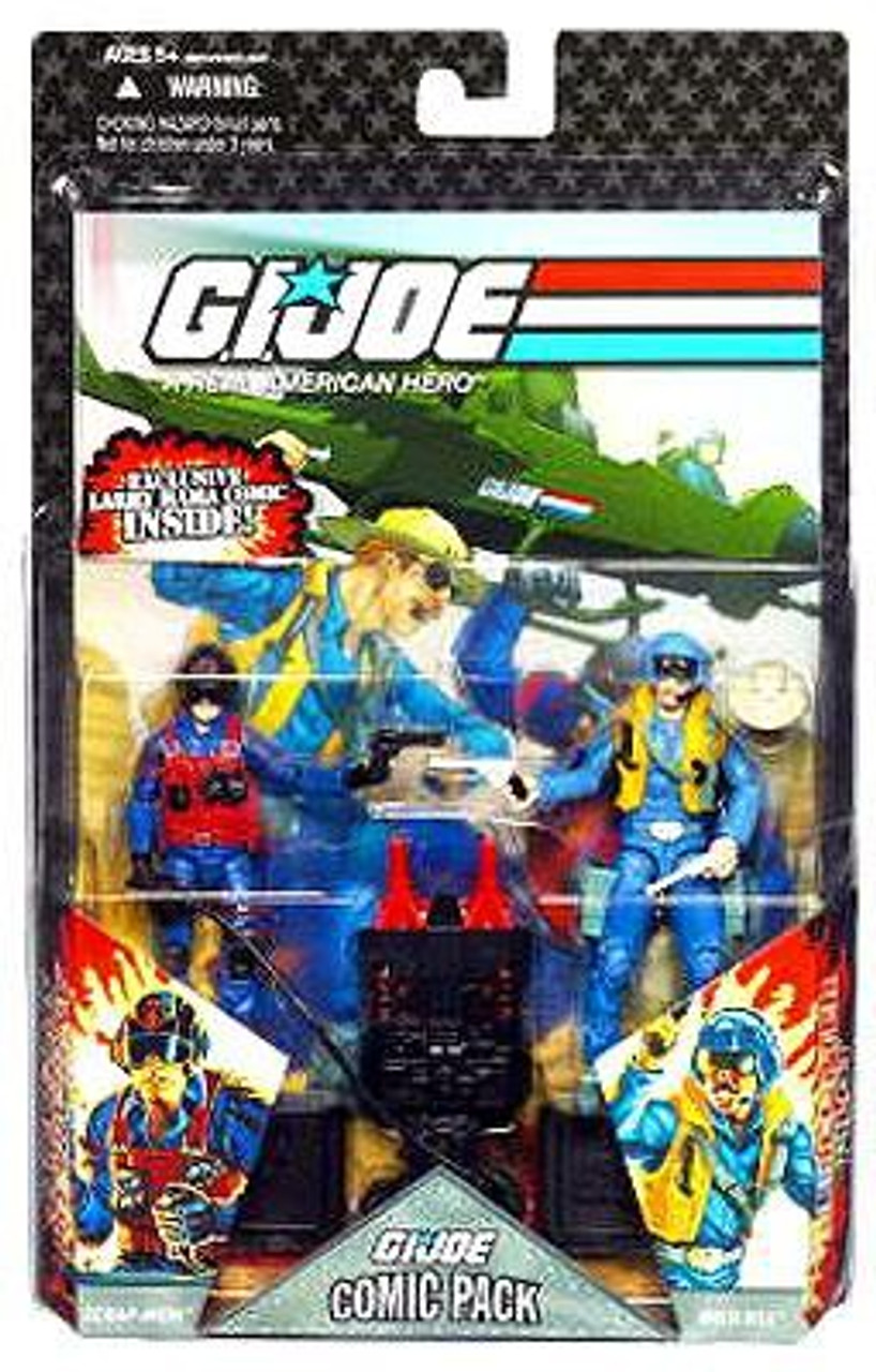 GI Joe 25th Anniversary Wave 6 Comic Pack Scrap Iron & Wild Bill Action Figure 2-Pack