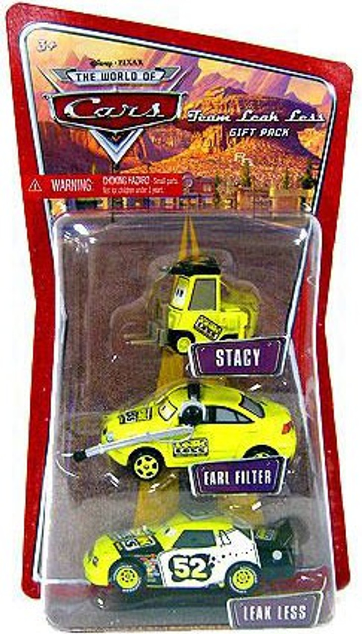 Disney Cars The World of Cars Team Leak Less Gift Pack Diecast Car Set