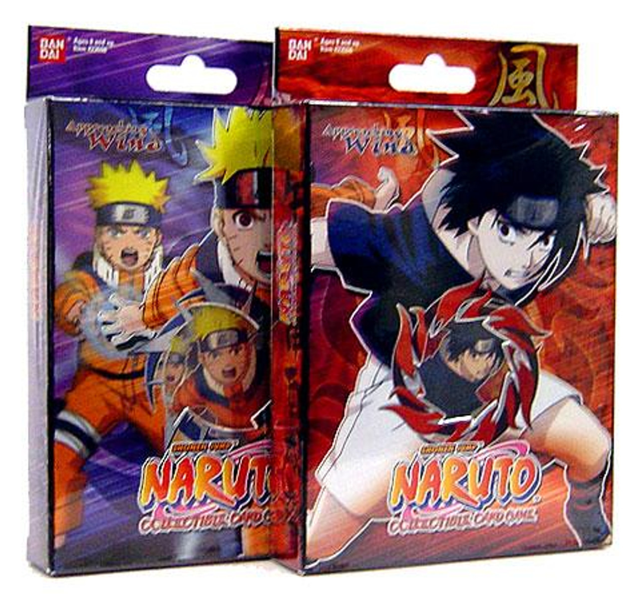 Naruto Card Game Set of Both Approaching Wind Theme Decks