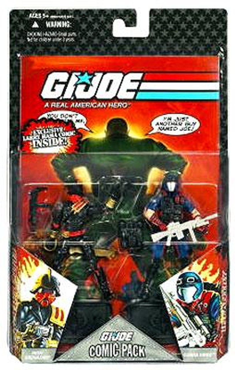 GI Joe 25th Anniversary Wave 7 Comic Pack Iron Grenadier & Viper Action Figure 2-Pack