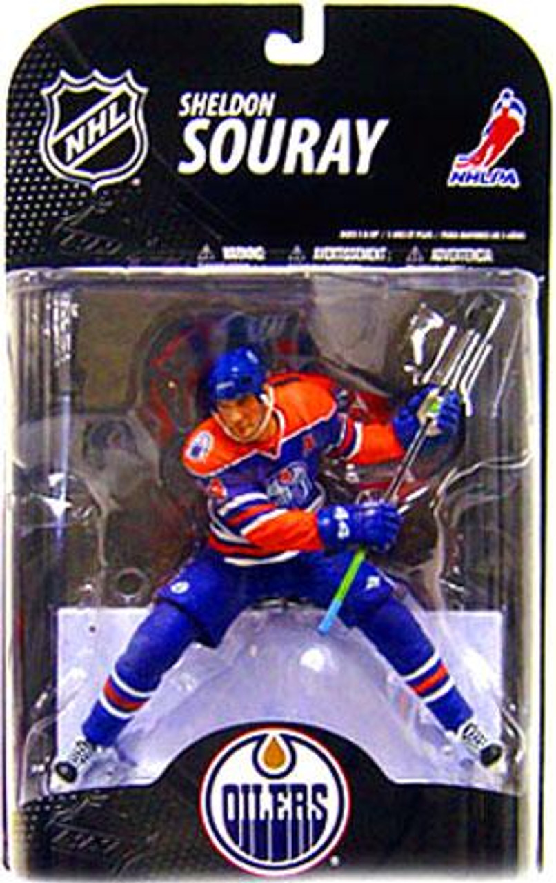 McFarlane Toys NHL Edmonton Oilers Sports Picks Series 21 Sheldon Souray Action Figure