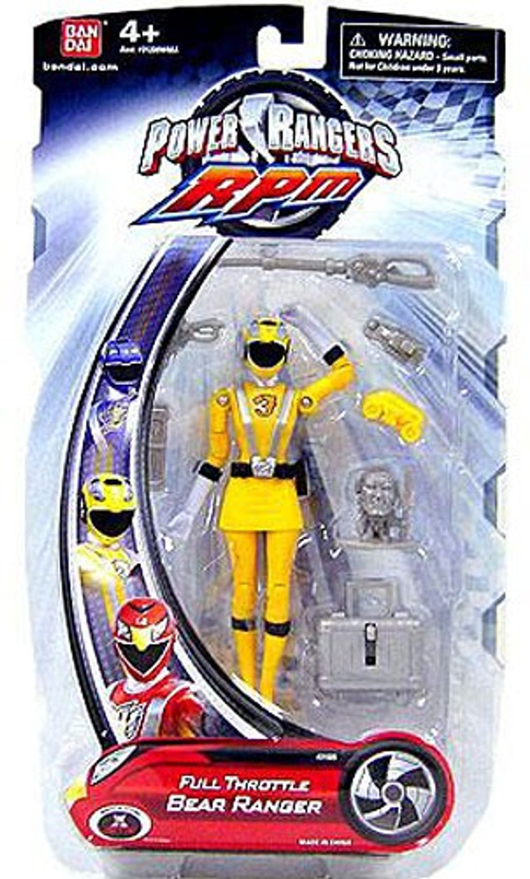 Power Rangers RPM Full Throttle Bear Ranger Action Figure