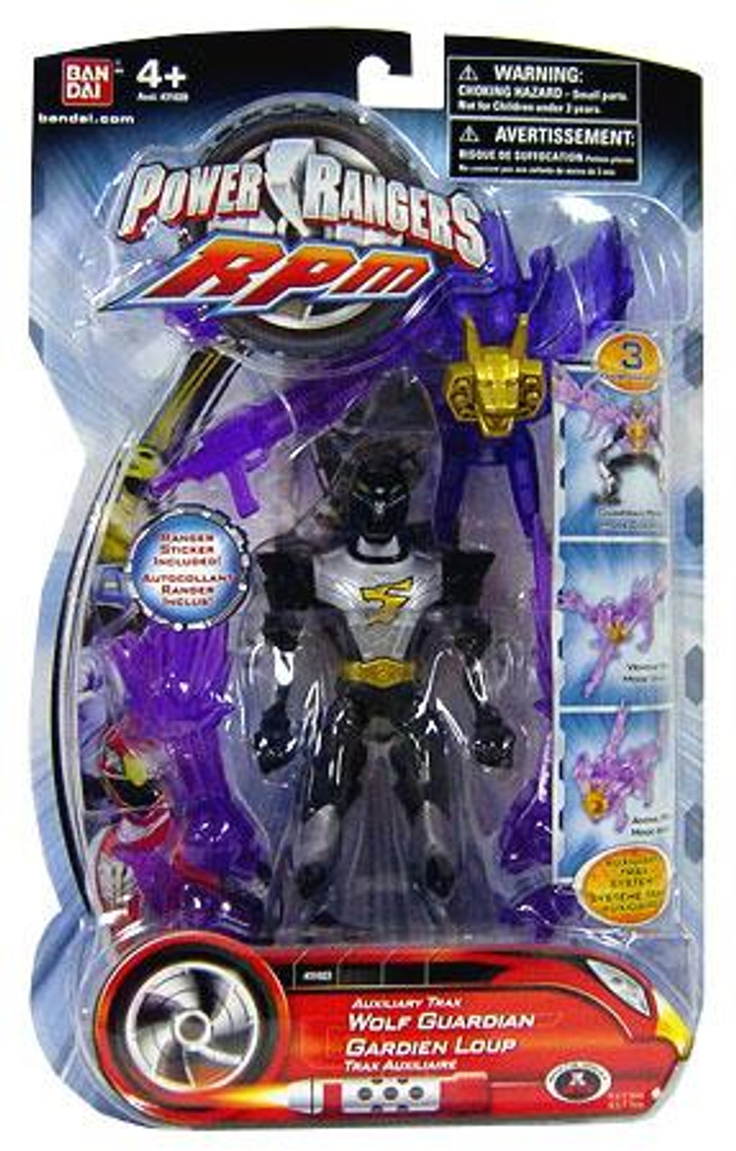 Power Rangers RPM Auxilliary Trax Auxiliary Trax Wolf Guardian Action Figure
