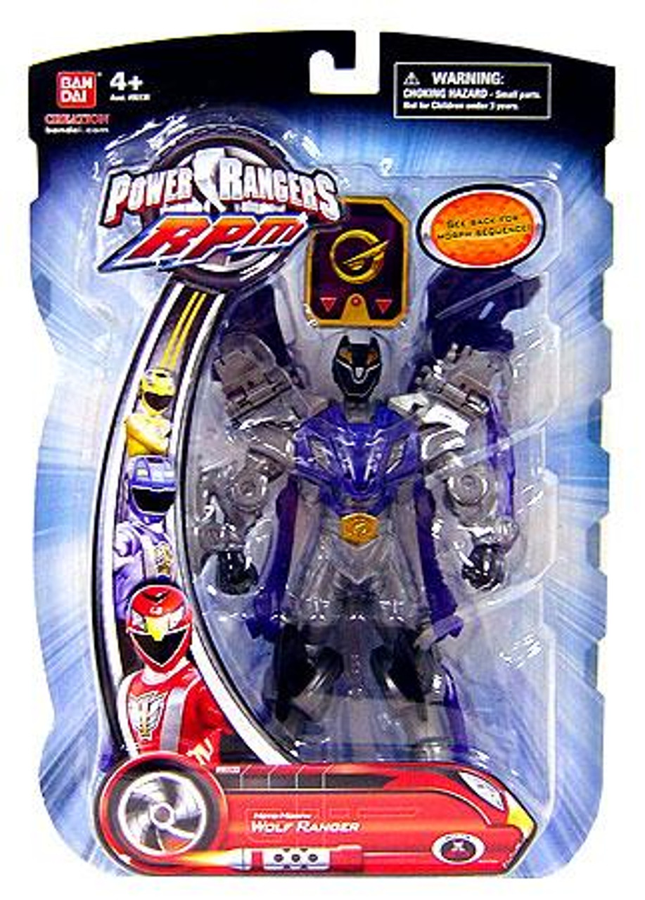 Power Rangers RPM Moto Morph Wolf Ranger Action Figure
