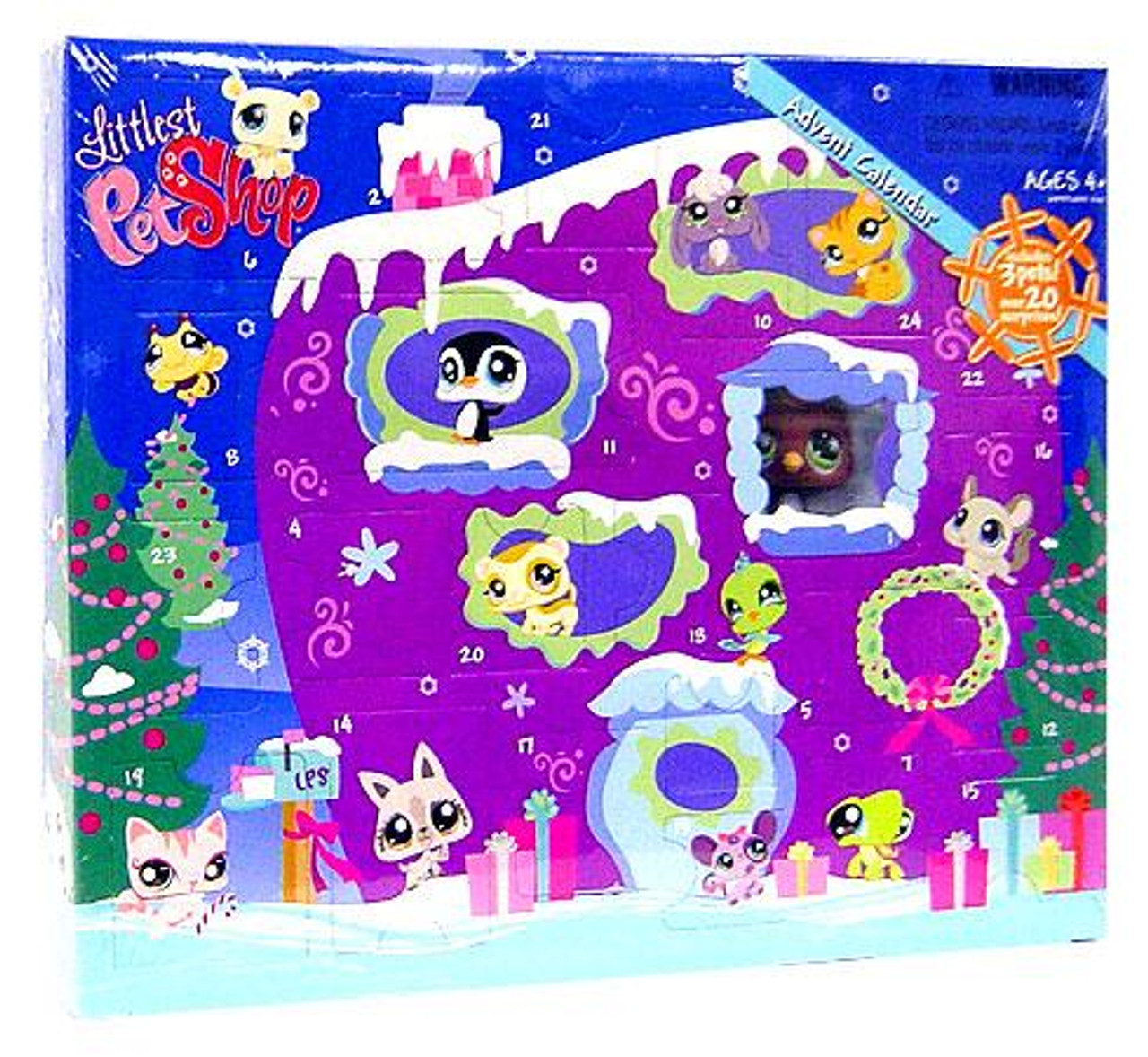Littlest Pet Shop 2008 Advent Calendar Exclusive Figure Set Hasbro Toys