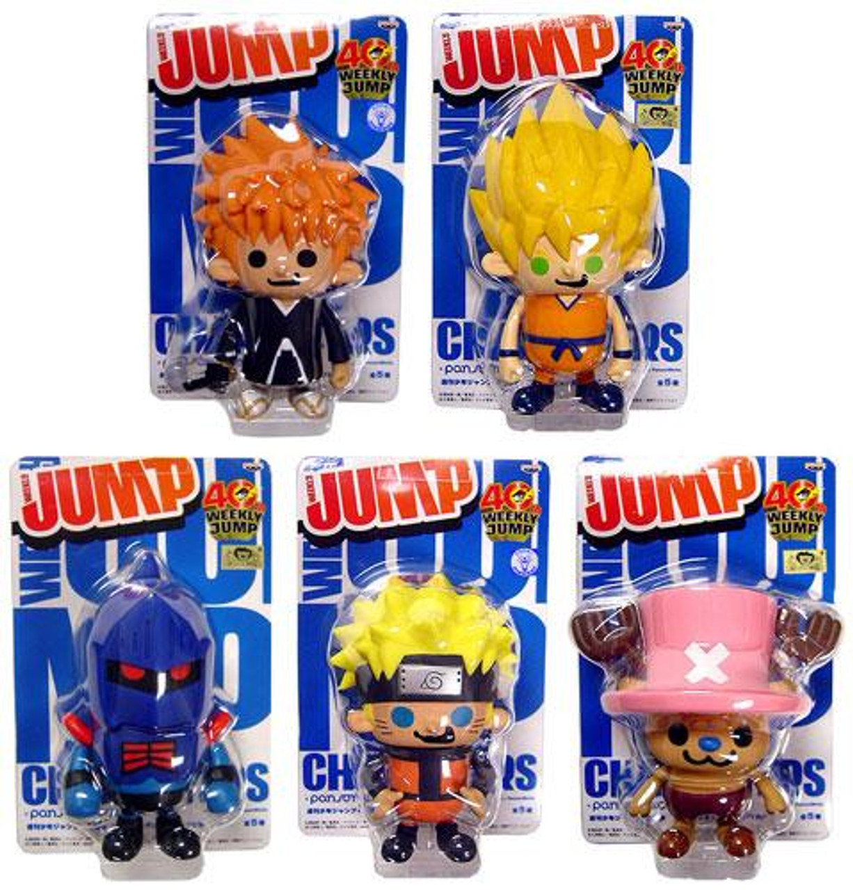 Shonen Jump Weekly Jump Series 3 Set of 5 PVC Figures