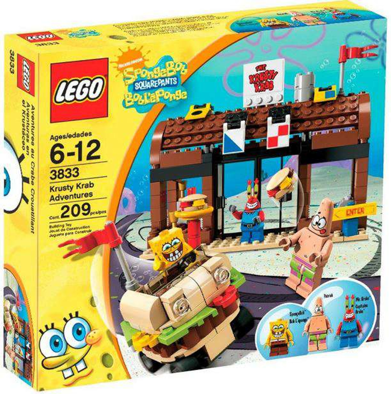 LEGO Spongebob Squarepants Krusty Krab Adventures Set 3833 ToyWiz   Lego Spongebob Squarepants Set 3833 Krusty Krab Adventures 19  57349.1461030151 