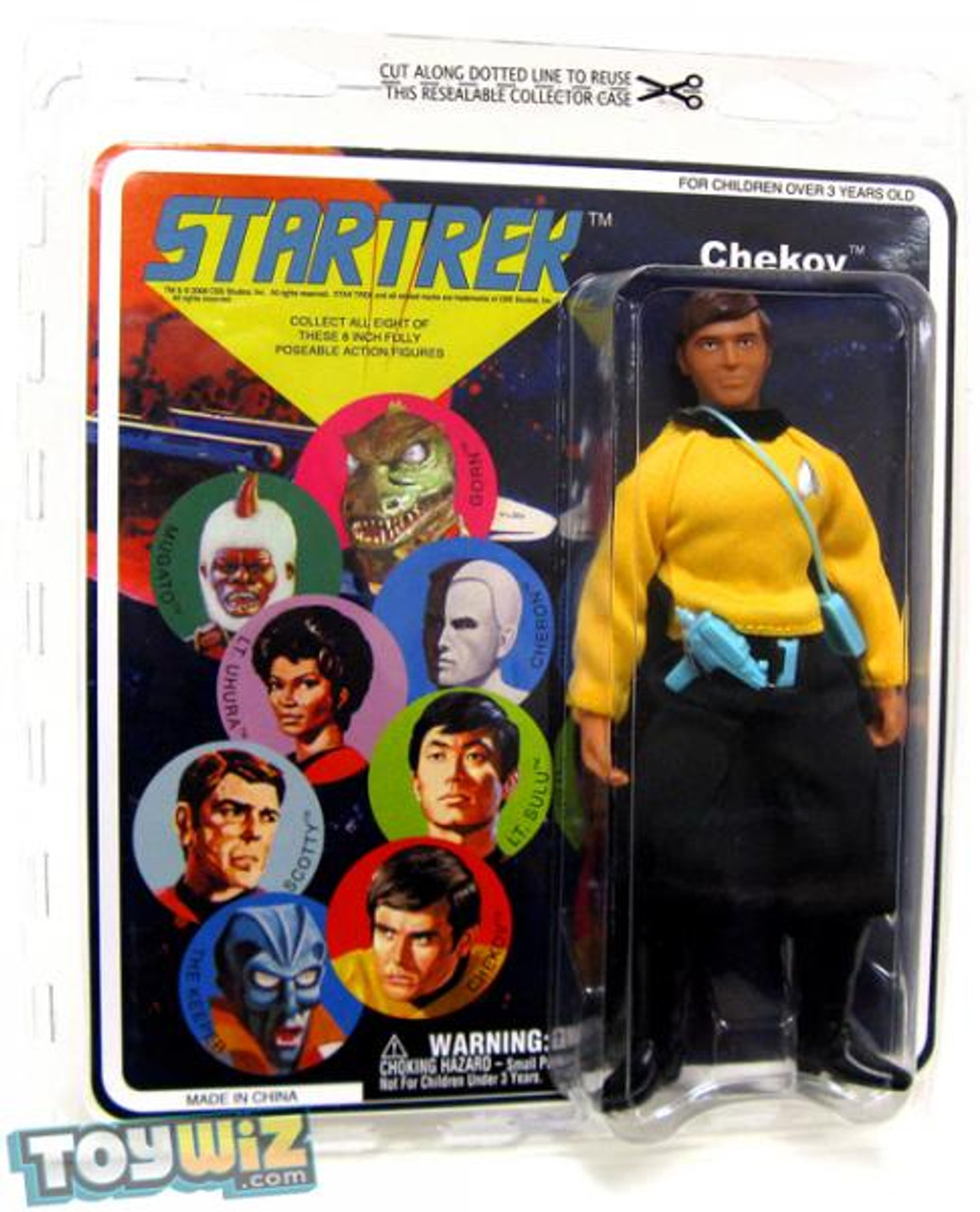 Star Trek The Original Series Series 6 Cloth Retro Ensign Pavel Chekov Action Figure