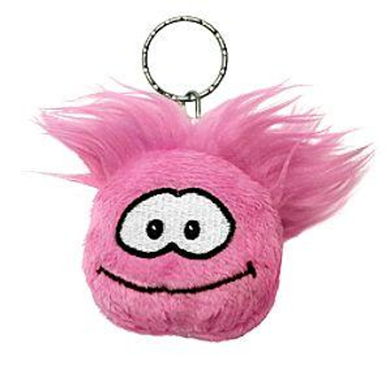 Club Penguin Pink Puffle 2-Inch Plush Keychain