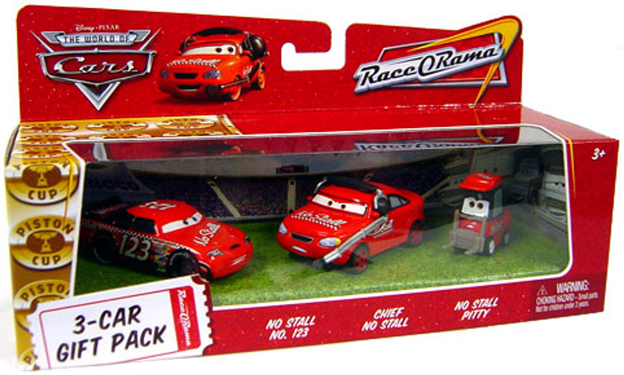 Disney Cars The World of Cars Multi-Packs No Stall 3-Car Gift Pack Diecast Car