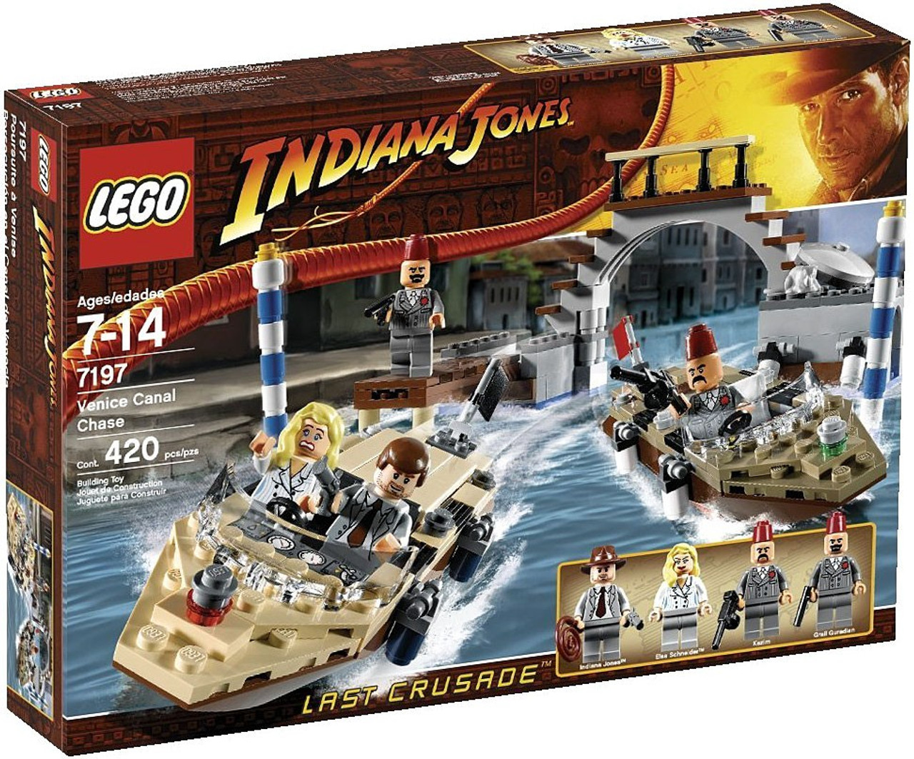 LEGO Indiana Jones Venice Canal Chase Set #7197