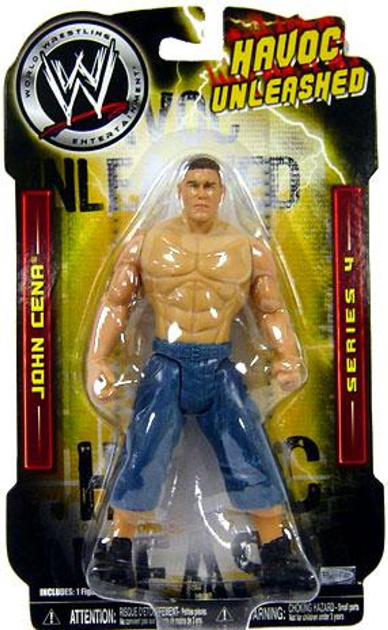WWE Wrestling Havoc Unleashed Series 4 John Cena Action Figure