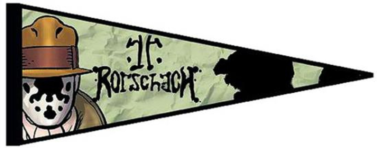 NECA Watchmen Rorschach Pennant 30-Inch