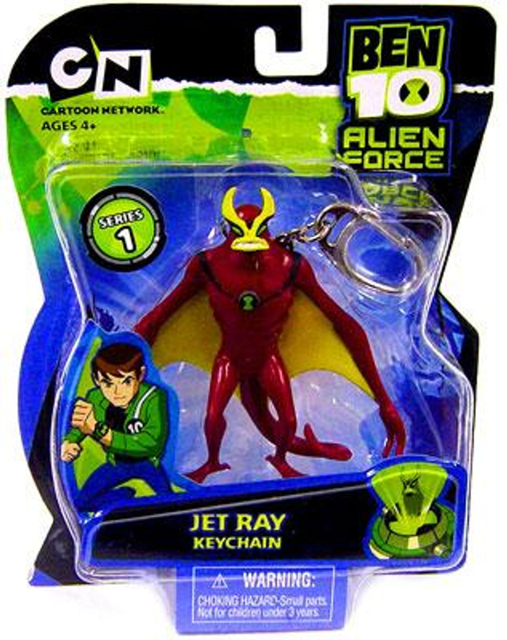 Ben 10 Alien Force Jet Ray Keychain