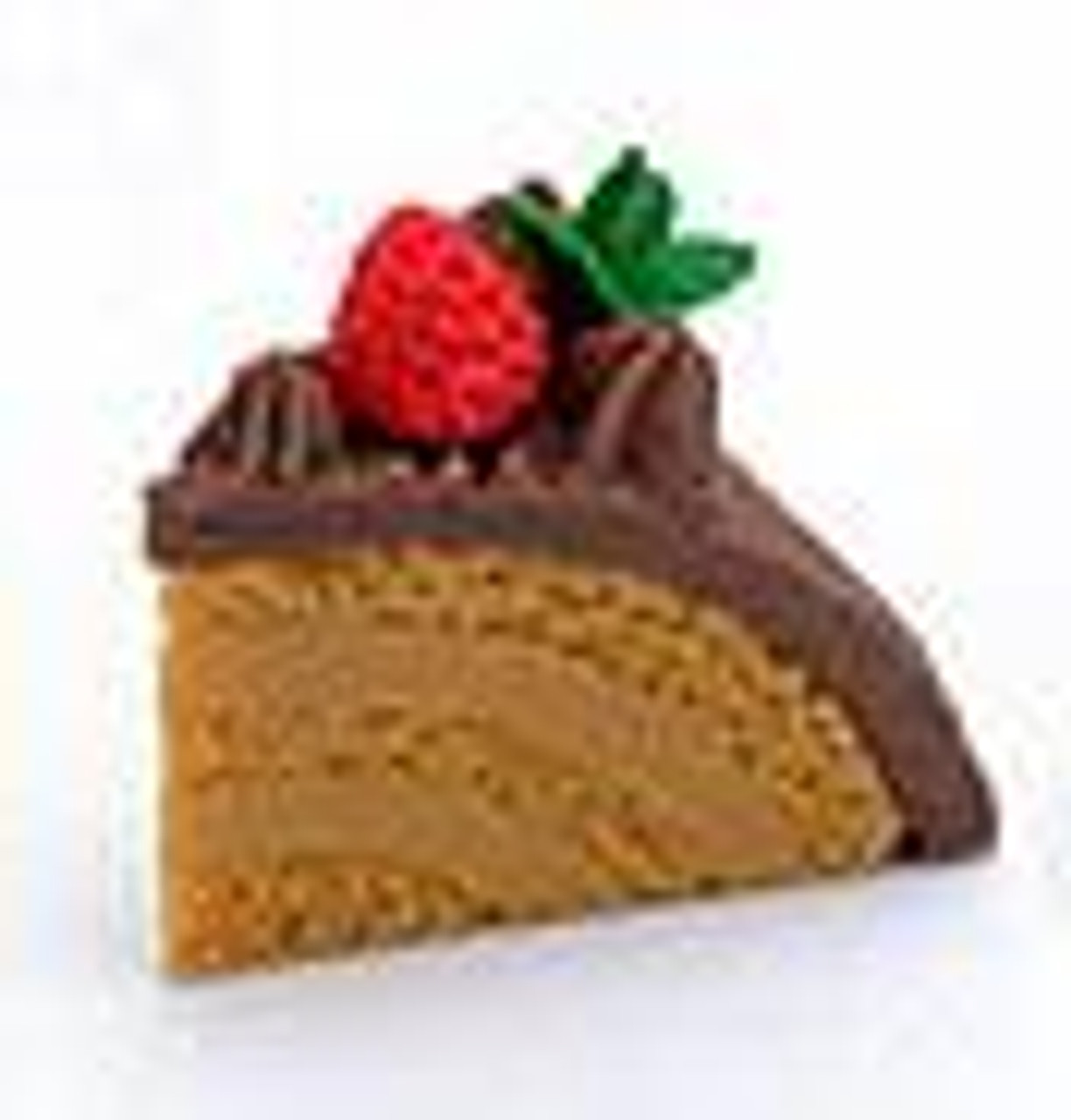 Iwako Domed Tan Cake with Chocolate Icing Eraser