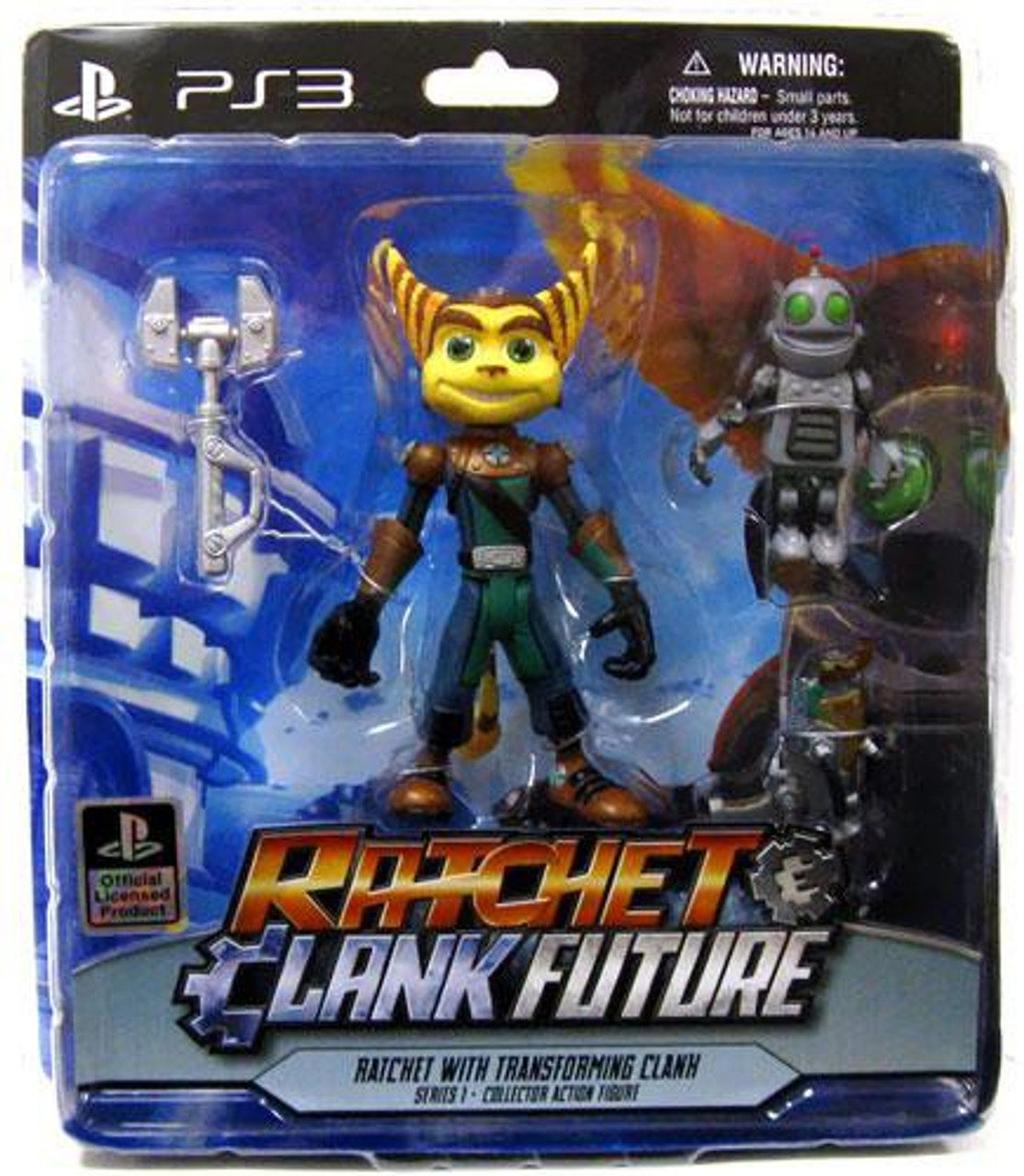 Ratchet and Clank Future Series 1 Ratchet & Transforming Clank Action Figure 2-Pack
