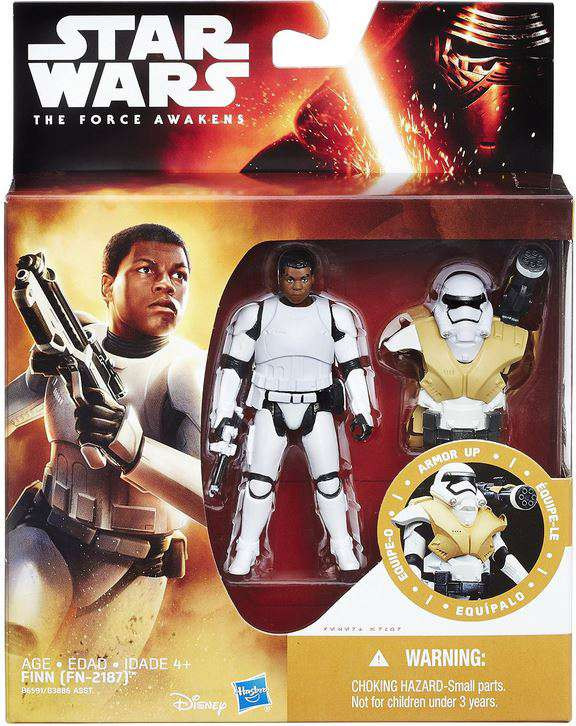 Star Wars: Il Risveglio Della Forza - Action Figure 3.75 Pollici Desert Mission Armor Finn (FN-2187), Con Accessori, Giocattolo Da Collezione
