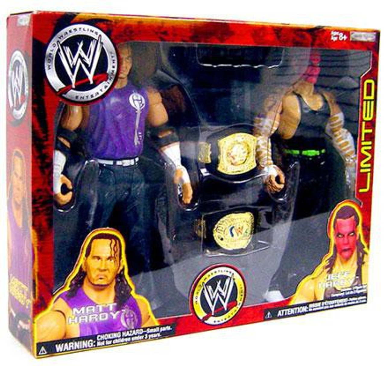 WWE Wrestling Exclusives Matt Hardy Jeff Hardy Exclusive Action Figure
