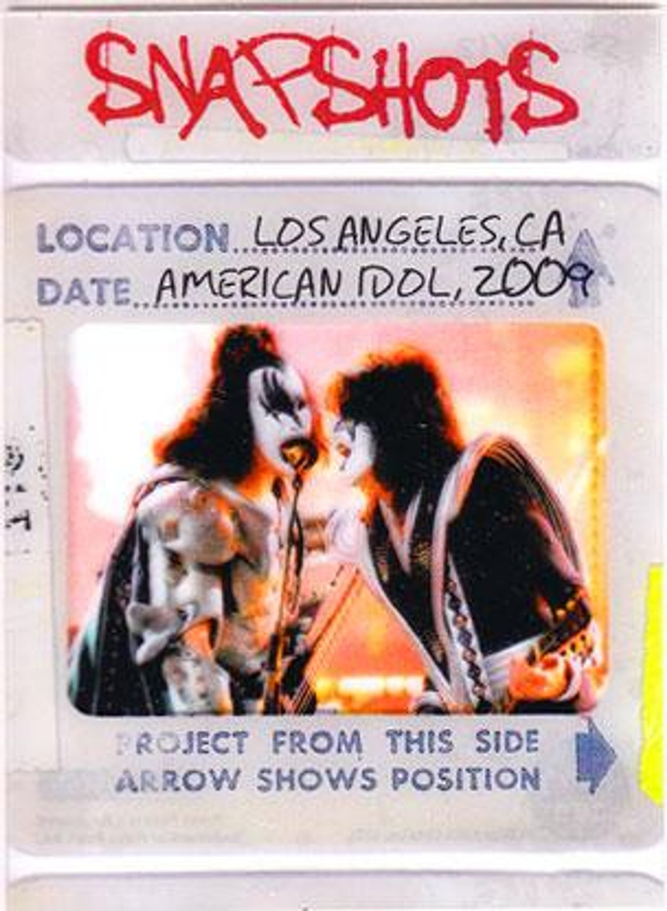 KISS 360 Degrees Snapshots Card Los Angeles, CA American Idol 2009 #12/12