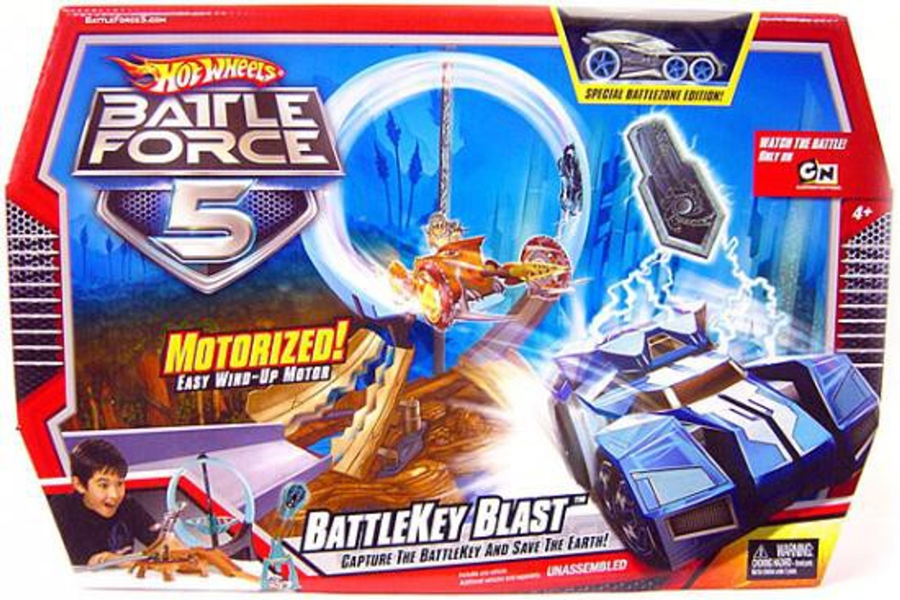 Hot Wheels Battle Force 5 Battlekey Blast Track Set Track Set
