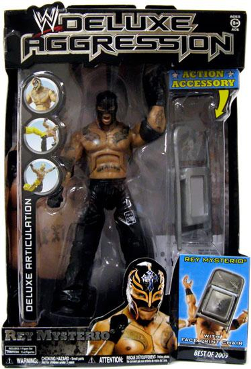 WWE Wrestling Deluxe Aggression Best of 2009 Rey Mysterio Action Figure