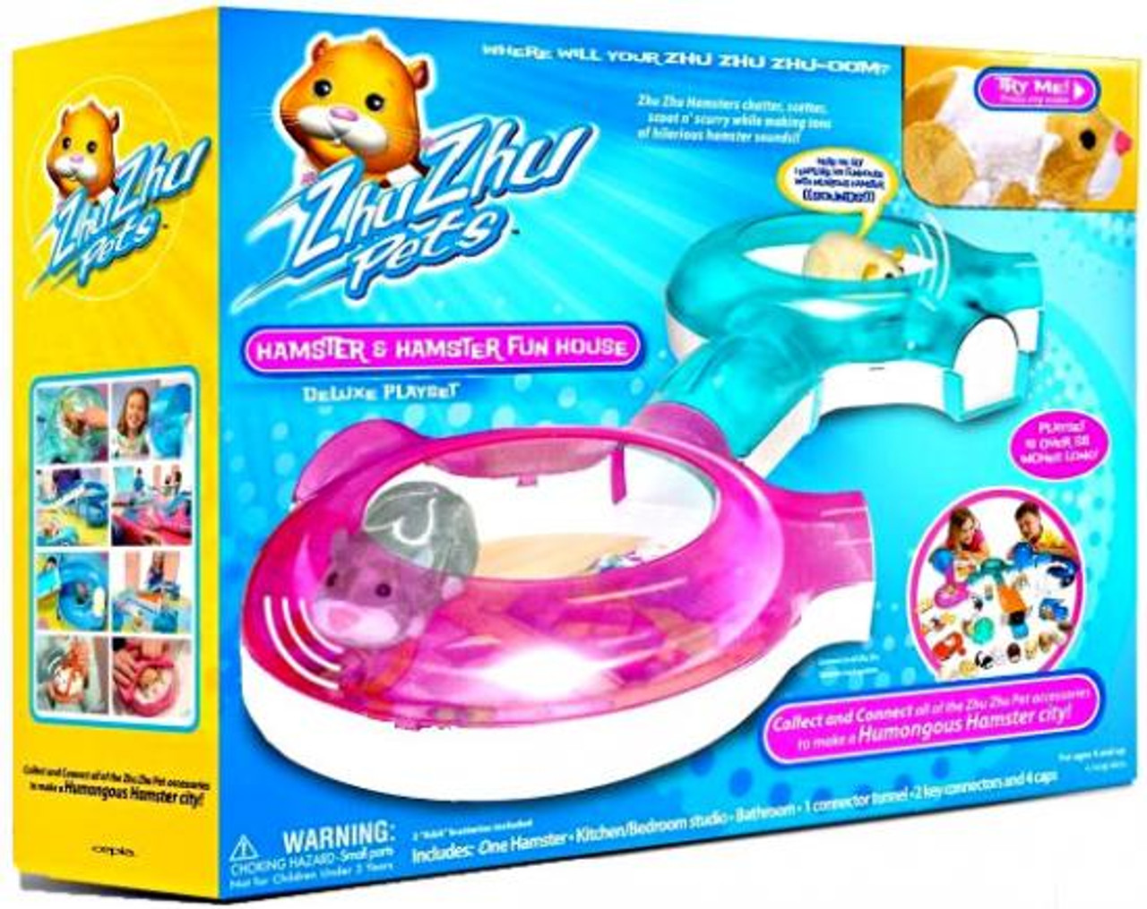Zhu Zhu Pets Hamster & Hamster Funhouse Exclusive Playset