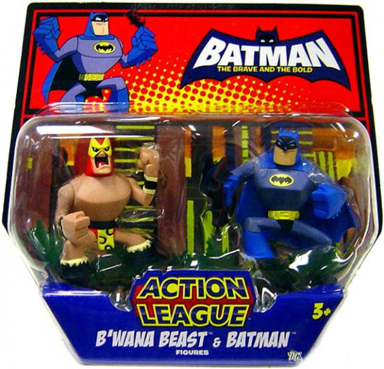 The Brave and the Bold Action League B'wana Beast & Batman Mini Figure 2-Pack