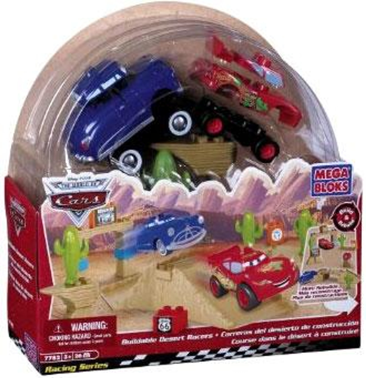Mega Bloks Disney Cars The World of Cars Buildable Desert Racers Set #7782