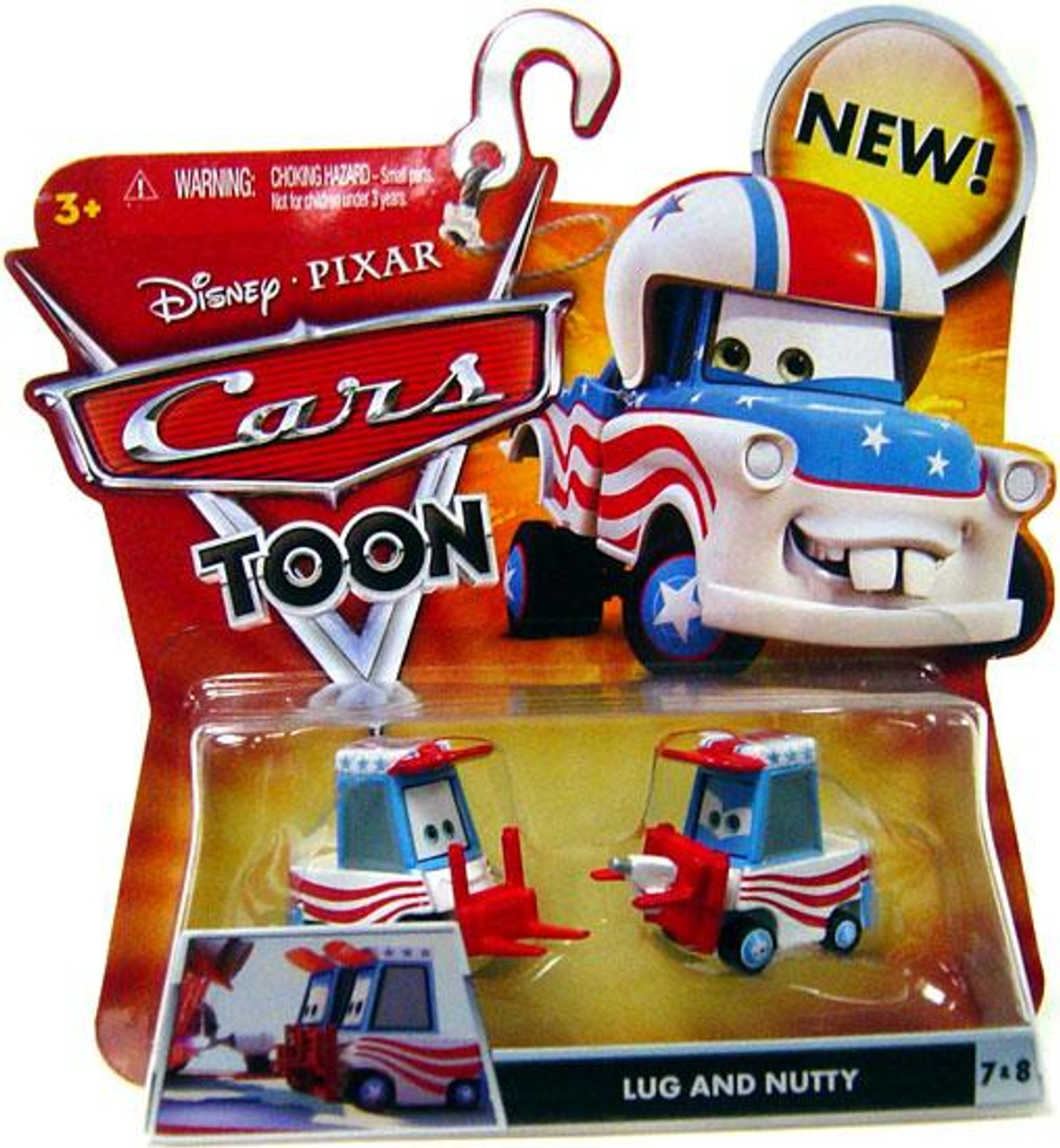 Disney Cars Cars Toon Main Series Lug & Nutty Diecast Car #7 & 8