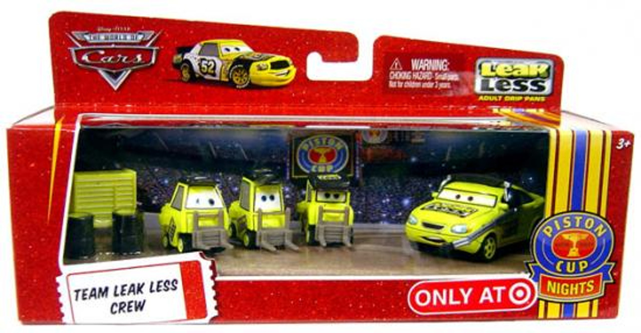 Disney Cars The World of Cars Team Leak Less Crew Exclusive Diecast Car Set