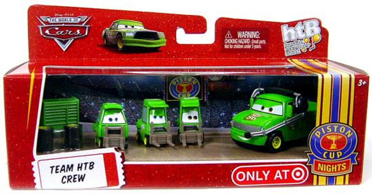 Disney Cars The World of Cars Multi-Packs Team HTB Crew Exclusive Diecast Car Set