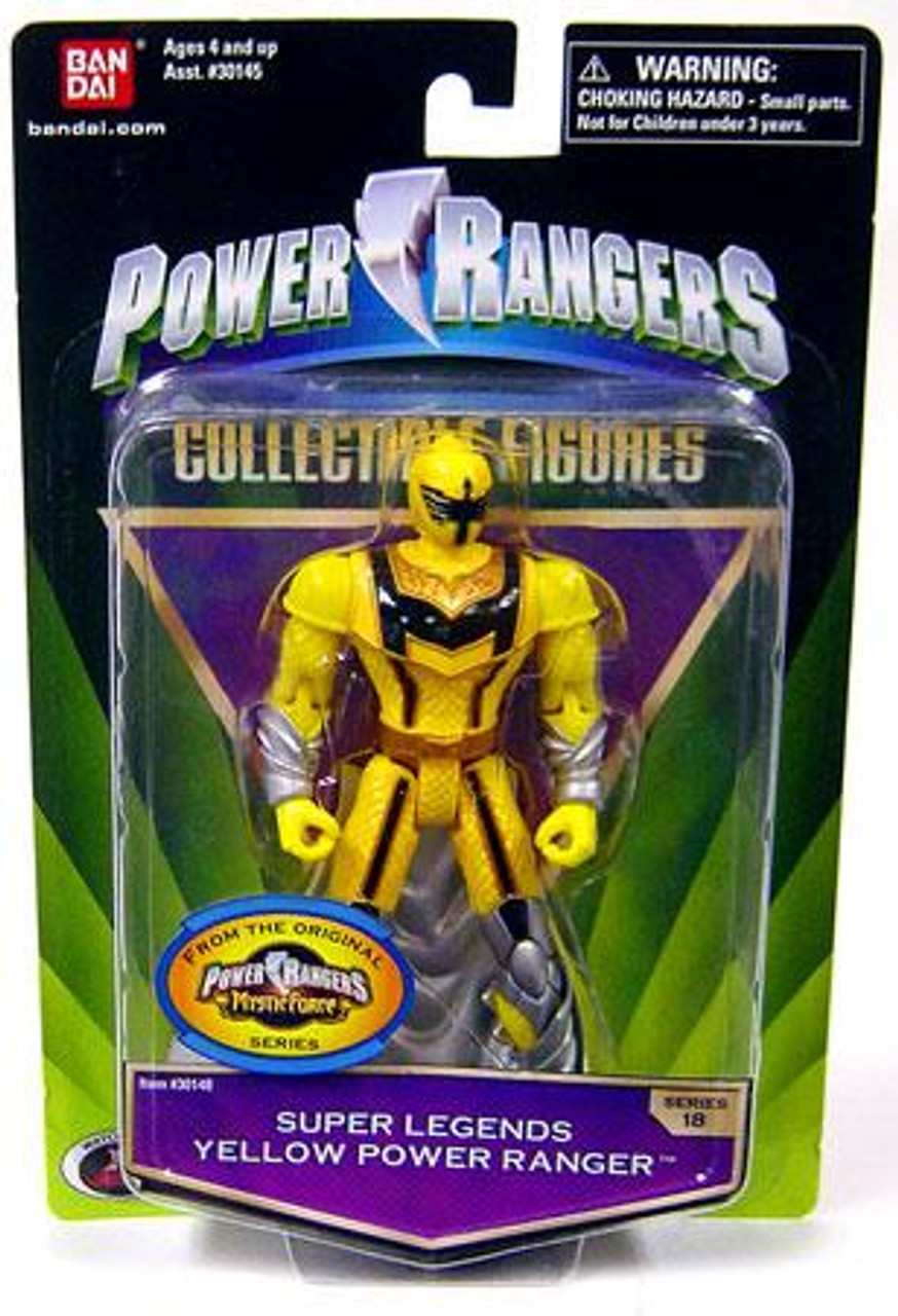 Power Rangers Mystic Force Collectible Figures Super Legends Yellow Power Ranger Action Figure